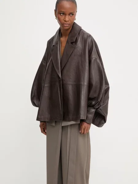 Answear.LAB куртка oversize шкіряна з колекції Unscripted