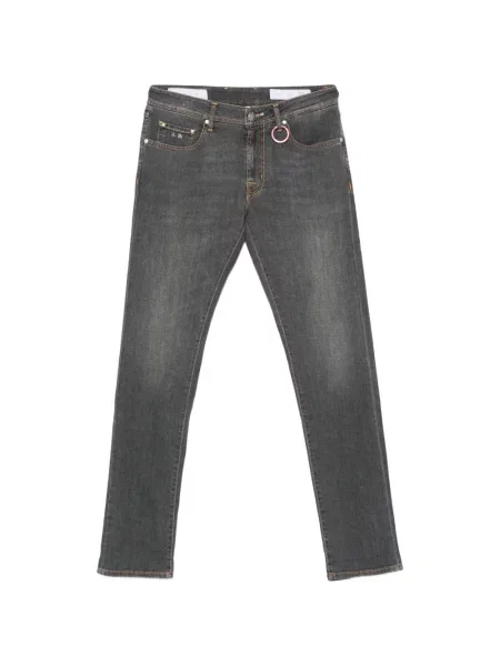 Blugi Sartoria Tramarossa cu autograf gri