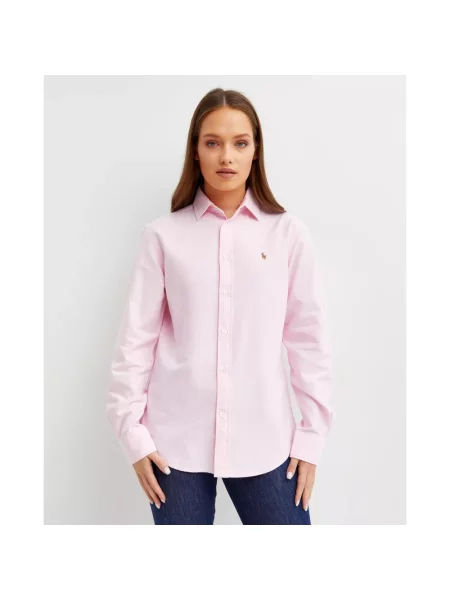 Koszula Polo Ralph Lauren z twillu różowa