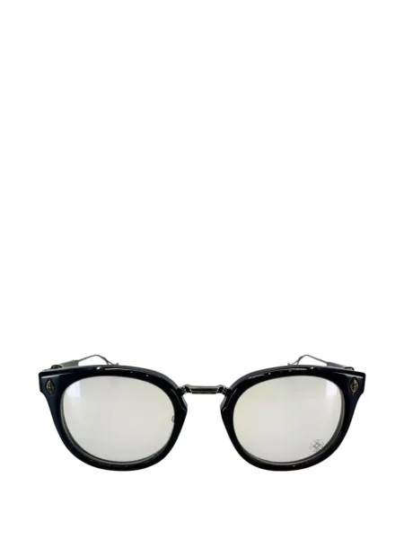 Ochelari de soare Chrome Hearts cu motiv cu inimi albastru