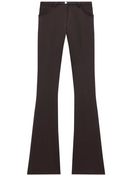 Pantaloni Courreges maro