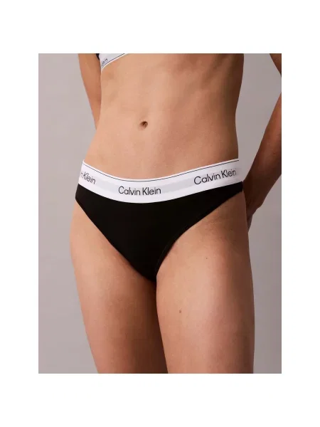 Calvin Klein Underwear Tangá / biela čierna