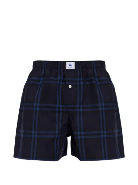 Pantaloni scurți Burberry în carouri negru