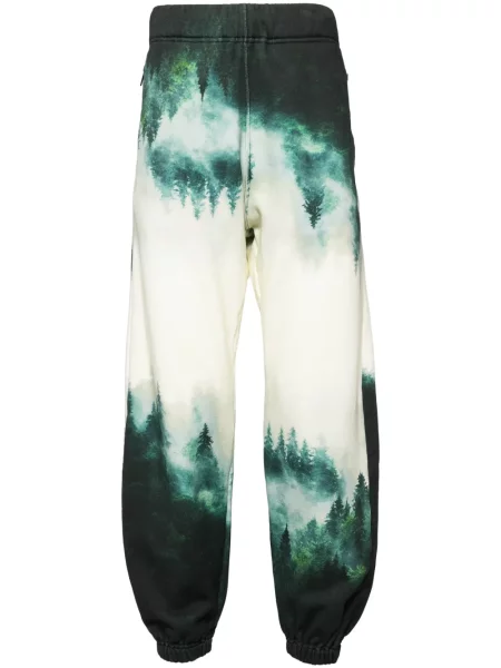 Pantaloni Undercover cu imagine alb