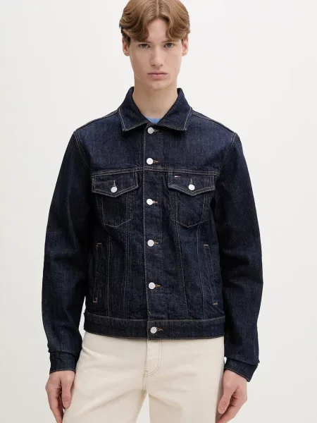 Tommy Jeans geacă de blugi pentru bărbați din denim