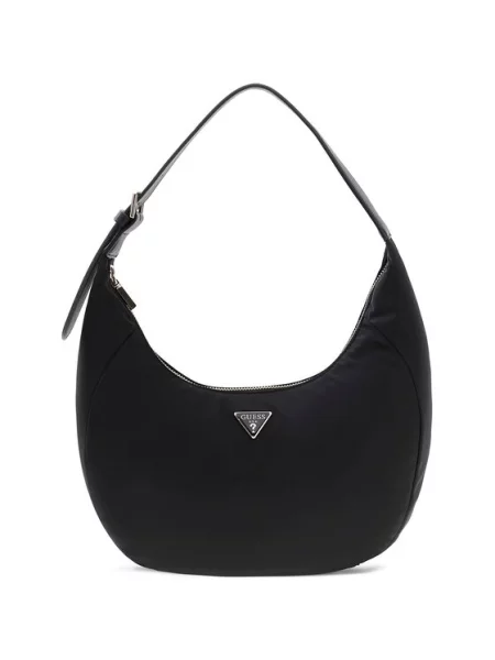 Τσάντα Guess Eco Gemma μαύρο