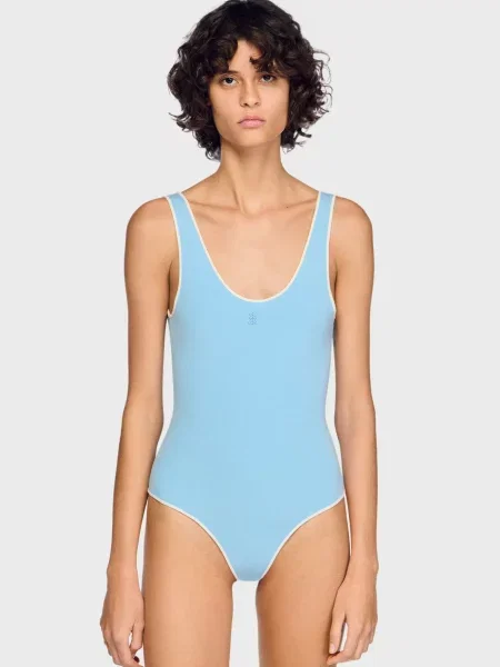 Боді Sandro синє