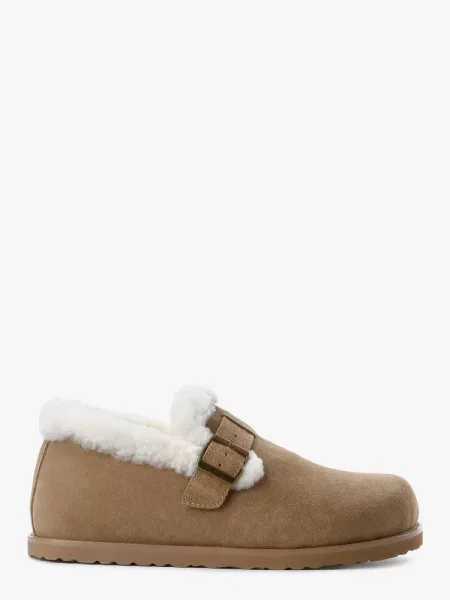 Замшевые ботинки Leberdes бежевые