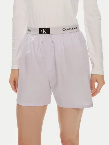 Kratke hlače pižama Calvin Klein Underwear vijolična
