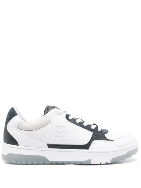 Sneakerși Tommy Hilfiger din piele alb