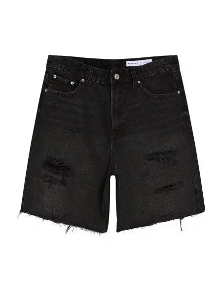 Bershka Džíny černá