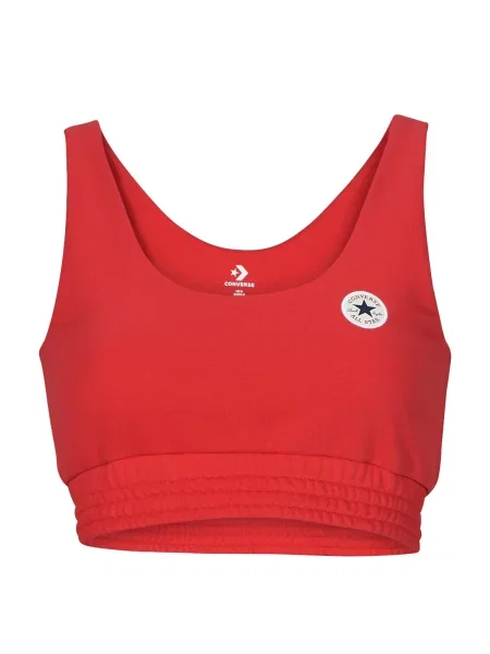 Retro modrček Converse rdeča