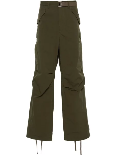 Pantaloni cargo Sacai verde