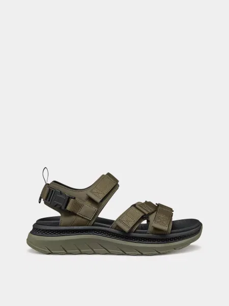 Сандалії Geox поліестер/поліуретан коричневий