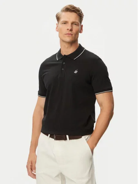 Beverly Hills Polo Club Tricou polo negru
