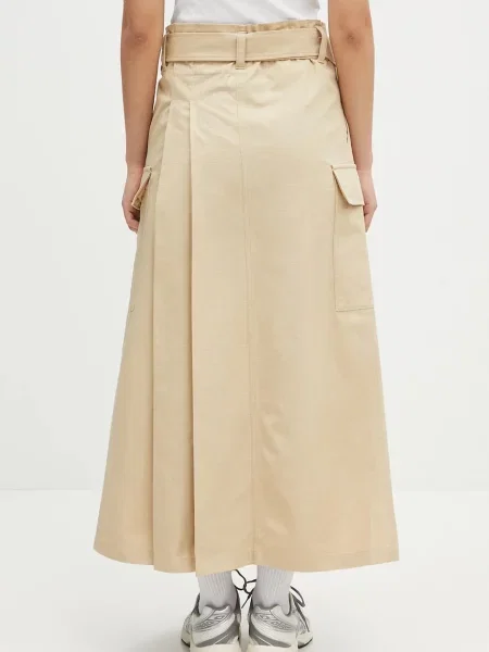 Спідниця Kenzo maxi пряма бежевий