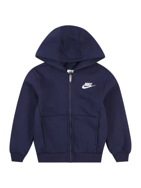 Nike Sportswear Ζακέτα φούτερ CLUB FLEECE ναυτικό μπλε λευκό