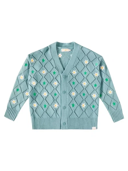 Kardigan Tinycottons zelena