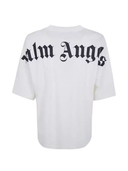 Tricou Palm Angels cu imagine alb