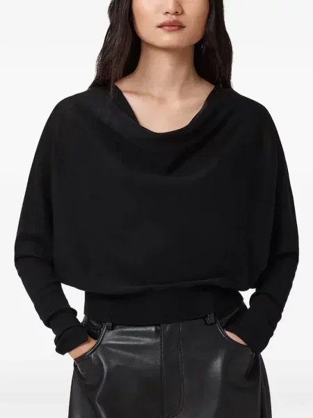 Pulover Allsaints de lână negru