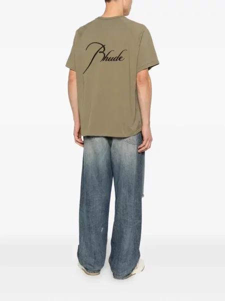 Tricou Rhude scurt verde