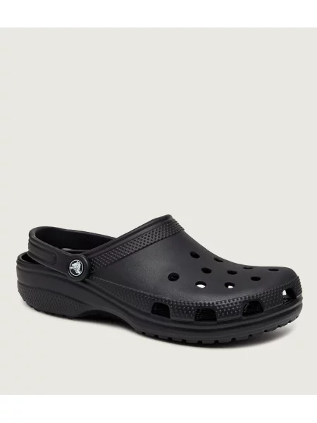 Papuci tip mules Crocs clasici negru