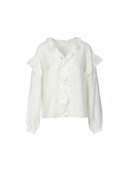 Coster Copenhagen Tričko Longsleeved béžová