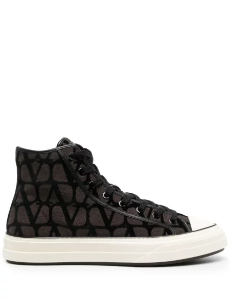 Sneakerși Valentino Garavani cu imagine negru