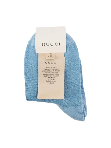 Skarpety Gucci z kaszmiru niebieskie