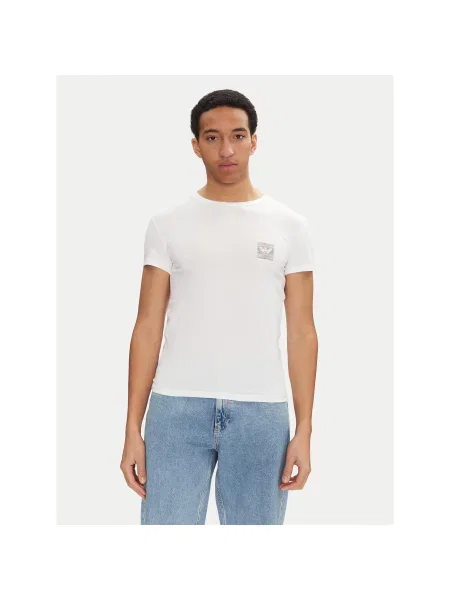 Emporio Armani Underwear Majica Slim Fit bela