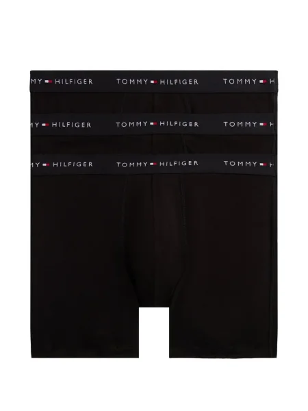 Boxeri Tommy Hilfiger cu autograf negru