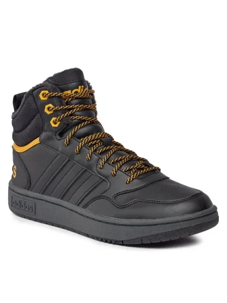 Adidas Pantofi Hoops Mid negru