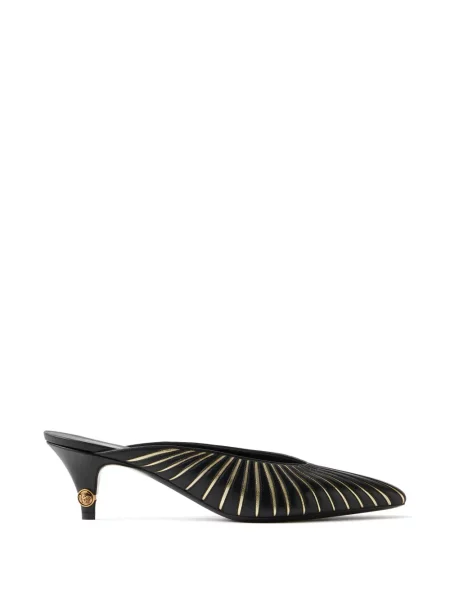 Papuci tip mules Versace negru