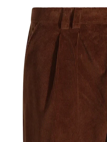 Pantaloni Canali de catifea cord maro