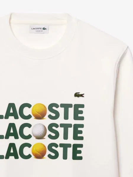 Свитшот Lacoste белый