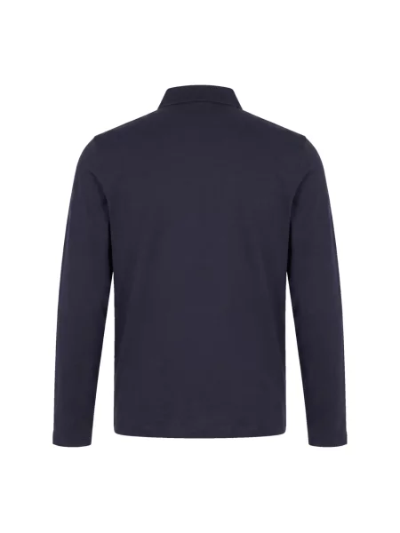 Koszula Emporio Armani z długim rękawem niebieska