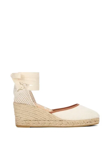 Espadrile Manebi cu pană cu legături