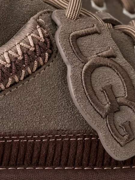 Мюли Ugg с връзки с дантела кафяво