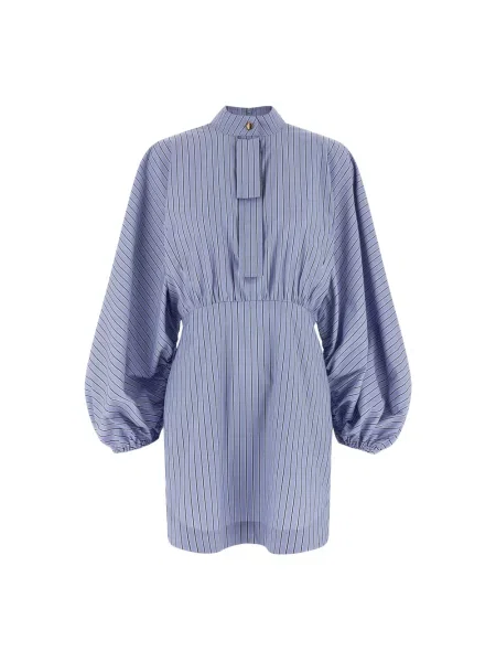 Mała mały sukienka mini Zimmermann w paski niebieska