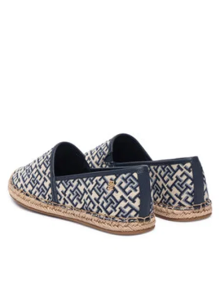 Tommy Hilfiger Espadrilles Th Monogram Jacquard barna