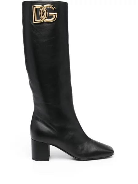 Botine Dolce & Gabbana din piele negru