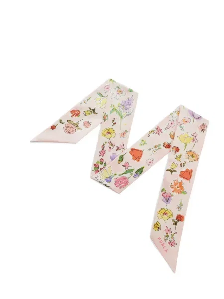 Furla Хустка Шовк рожевий