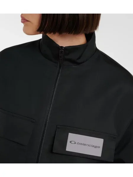 Cropp geacă Balenciaga alergare negru