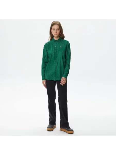 Lacoste Koszulka Lacoste zielona