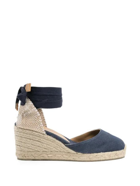 Espadrile Castaner cu pană albastru