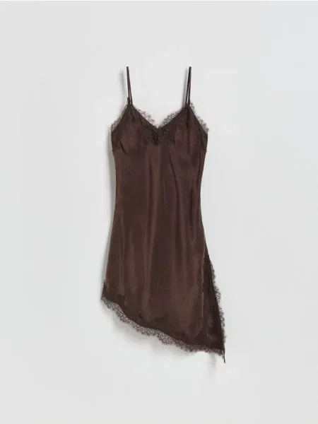 Reserved Rochie mini maro-închis maro