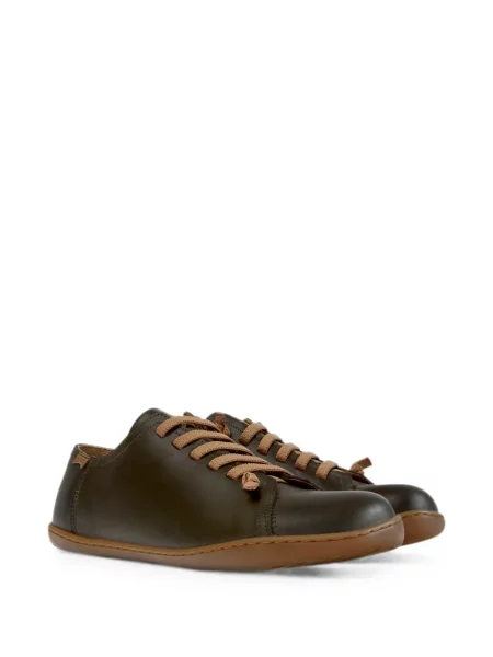 Sneakerși Camper din piele verde