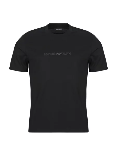 Majica Emporio Armani s kratkimi rokavi črna