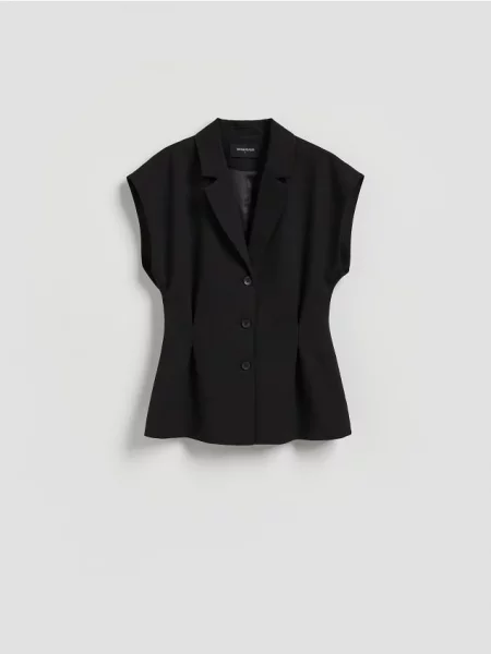 Reserved Жилет із додаванням чорний