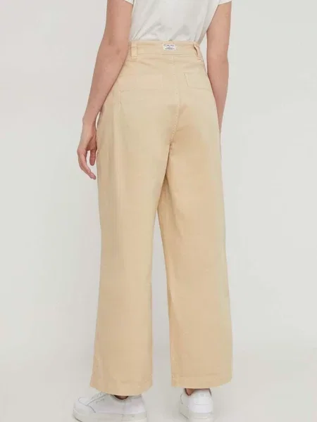 Брюки Pepe Jeans бежевые